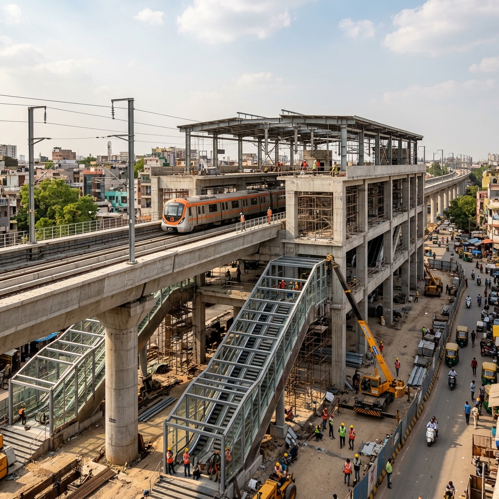 Patna Metro Khemnichak first interchange station ready August 2026