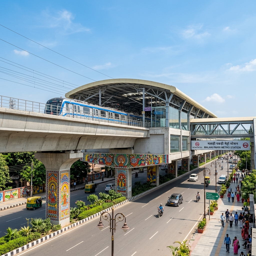 Patna Metro: मलाही पकरी स्टेशन के उद्घाटन की तैयारी पूरी, CMRS से मिली मंजूरी